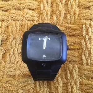Nixon - Black Rubber Player Watch
